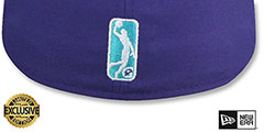 Swarm NBA G-LEAGUE Purple Fitted Hat by New Era - 3rd View