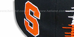 Syracuse SAILTIP SNAPBACK Navy-Orange Hat by New Era - 3rd View