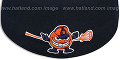 Syracuse SWOOP LACROSSE Navy Fitted Hat by Zephyr - 3rd View