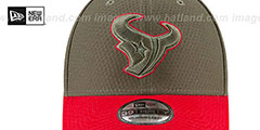 Texans 2017 SALUTE-TO-SERVICE FLEX Green-Red Hat by New Era - 3rd View