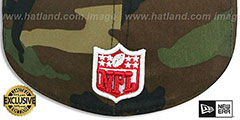 Texans NFL TEAM-BASIC Army Camo Fitted Hat by New Era - 3rd View