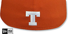 Texas NCAA TEAM-BASIC Burnt Orange Fitted Hat by New Era - 3rd View