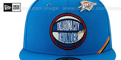 Thunder 2019 NBA DRAFT Blue Fitted Hat by New Era - 3rd View