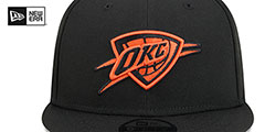 Thunder 24-25 ALTERNATE CITY-EDITION SNAPBACK Hat by New Era - 3rd View