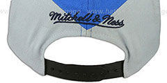 Thunder AMPLIFY DIAMOND SNAPBACK Blue-Grey Hat by Mitchell and Ness - 3rd View