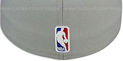 Thunder NBA-CHASE Grey-Orange Fitted Hat by New Era - 3rd View