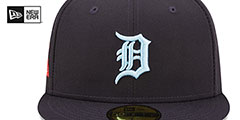 Tigers 1984 WS CLOUD-UNDER Navy Fitted Hat by New Era - 3rd View