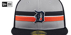 Tigers 2024-25 BATTING PRACTICE Fitted Hat by New Era - 3rd View