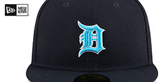 Tigers 2024 FATHERS DAY Fitted Hat by New Era - 3rd View