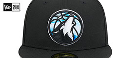 Timberwolves 24-25 ALTERNATE CITY-EDITION Fitted Hat by New Era - 3rd View