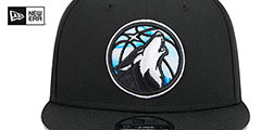 Timberwolves 24-25 ALTERNATE CITY-EDITION SNAPBACK Hat by New Era - 3rd View