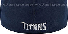 Titans 2014 NFL DRAFT FLEX Navy Hat by New Era - 3rd View