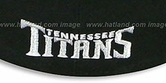 Titans NFL TEAM-BASIC Black Fitted Hat by New Era - 3rd View