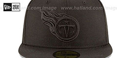 Titans NFL TEAM-BASIC BLACKOUT Fitted Hat by New Era - 3rd View