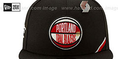 Trailblazers 2019 NBA DRAFT Black Fitted Hat by New Era - 3rd View