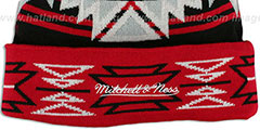 Trailblazers GEOTECH Knit Beanie by Mitchell and Ness - 3rd View