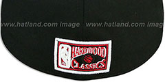 Trailblazers HARDWOOD BRADY Black-Grey Fitted Hat by New Era - 3rd View