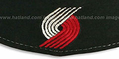 Trailblazers HERO-HCL Black-Red Fitted Hat by New Era - 3rd View