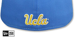 UCLA NCAA TEAM-BASIC Blue Fitted Hat by New Era - 3rd View