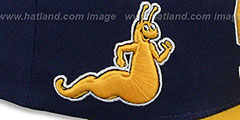 UCSC LACROSSE SUPER-ARCH SNAPBACK Navy-Yellow Hat by Zephyr - 3rd View