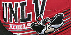 UNLV STILL ANGLIN SNAPBACK Red-Black Hat by New Era - 3rd View