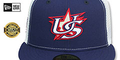 USA 2023 WBC GAME MESH-BACK Hat by New Era - 3rd View