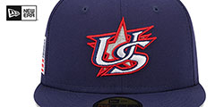 USA 2023 WBC GAME Navy Hat by New Era - 3rd View