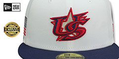 USA 2023 WBC GAME White-Navy Hat by New Era - 3rd View