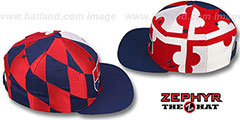 USA MARYLAND SUPER-FLAG SNAPBACK Navy Hat by Zephyr - 3rd View