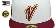 Venezuela 2023 WBC GAME White-Burgundy Hat by New Era - 3rd View