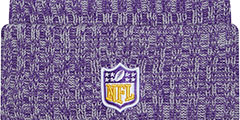 Vikings 2023 SIDELINE Knit Beanie Hat by New Era - 3rd View