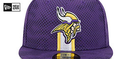 Vikings 2024 NFL SIDELINE Purple Fitted Hat by New Era - 3rd View