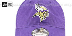 Vikings CORE-CLASSIC STRAPBACK Purple Hat by New Era - 3rd View