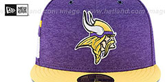 Vikings HOME ONFIELD STADIUM Purple-Gold Fitted Hat by New Era - 3rd View