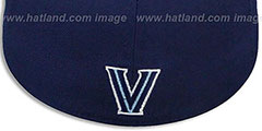 Villanova SWOOP LACROSSE Navy Fitted Hat by Zephyr - 3rd View