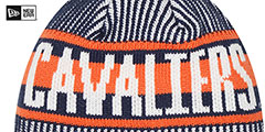 Virginia STRIPED Knit Beanie Hat by New Era - 3rd View