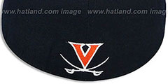 Virginia SWOOP LACROSSE Navy Fitted Hat by Zephyr - 3rd View