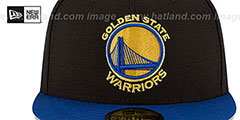 Warriors 2017 FINALS CHAMPIONS Black-Royal Fitted Hat by New Era - 3rd View