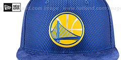 Warriors 2017 ONCOURT DRAFT Royal Fitted Hat by New Era - 3rd View