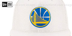 Warriors 2017 ONCOURT DRAFT White Fitted Hat by New Era - 3rd View