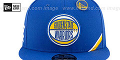 Warriors 2019 NBA DRAFT SNAPBACK Royal Hat by New Era - 3rd View