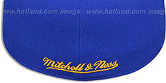 Warriors 2T XL-LOGO - 2 Royal-Gold Fitted Hat by Mitchell and Ness - 3rd View