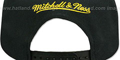 Warriors CITY NICKNAME SCRIPT SNAPBACK Black Hat by Mitchell and Ness - 3rd View