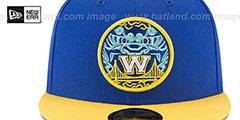 Warriors CITY-SERIES Royal-Gold Fitted Hat by New Era - 3rd View