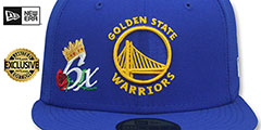 Warriors CROWN CHAMPS Royal Fitted Hat by New Era - 3rd View