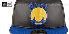 Warriors PERFECTLY STATED  Black-Royal Fitted Hat by New Era - 3rd View