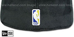 Warriors TEAM-BASIC VELOUR Black Fitted Hat by New Era - 3rd View