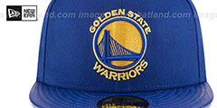 Warriors TROPHY-CHAMP Royal Fitted Hat by New Era - 3rd View