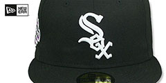 White Sox 2003 ALL STAR GAME PURPLE-BOTTOM Black Fitted Hat by New Era - 3rd View