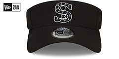 White Sox 2022 BATTING PRACTICE VISOR Black by New Era - 3rd View